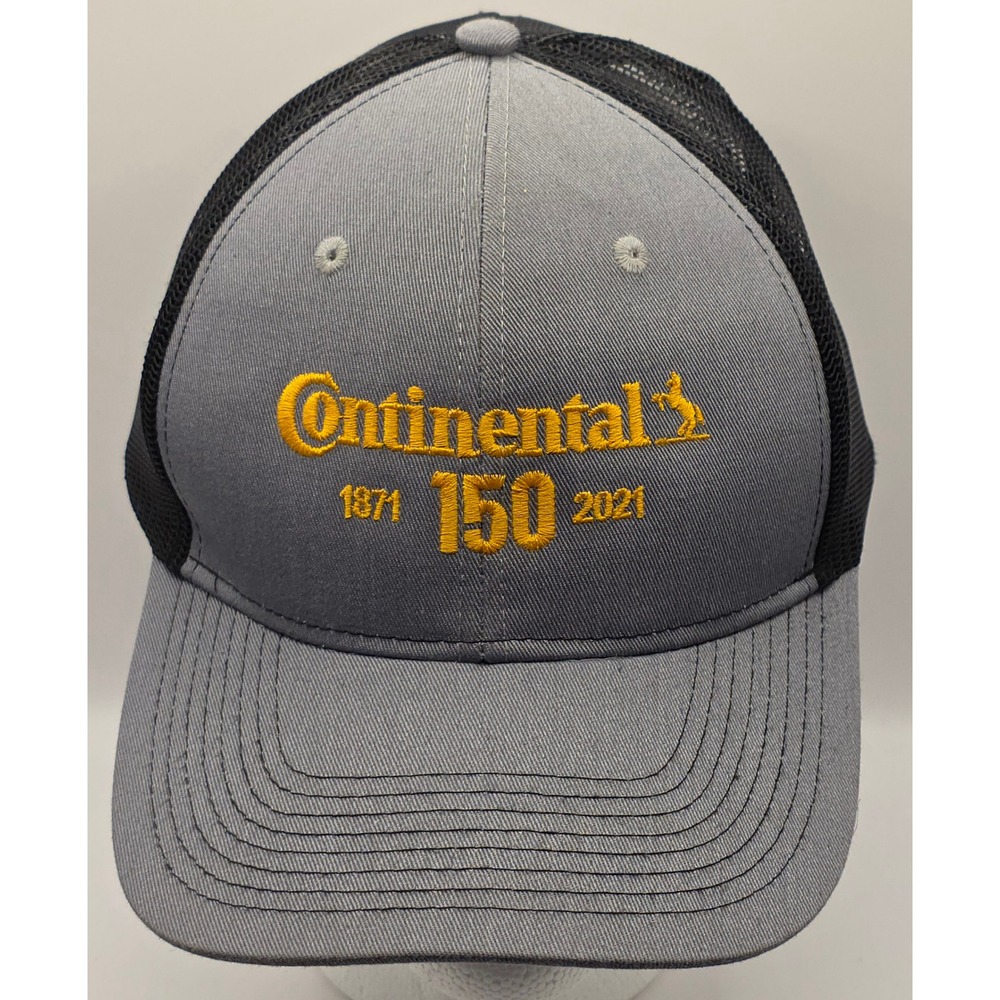 Continental‎ 150th Anniversary Hat Mens OSFM Gray Black Port Authority
